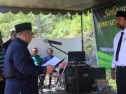 Jumari Resmi Dikukuhkan Jadi Pj Kades Persiapan Sekurau Atas