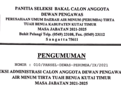 pengumuman-hasil-seleksi-pengawas-pdam-kutai-timur