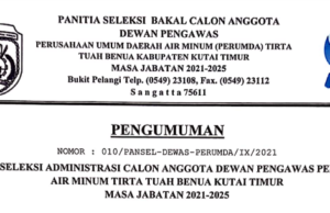pengumuman-hasil-seleksi-pengawas-pdam-kutai-timur