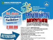 Gunakan Twibbon Hardiknas 2022 – Disdik Kutim Siapkan Rp 2,5 Juta Untuk 5 Partisipan Terbaik