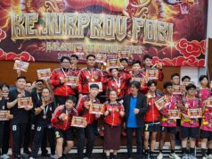 FOBI Kutim Sapu Bersih Medali Emas, Kukuhkan Dominasi di Kejuprov Barongsai Kaltim 2025