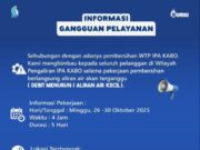 Perumdam TTB Kutim Rawat IPA Kabo, Distribusi Air Turun Tekanan Sementara