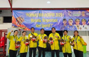 Kontingen Kaltim Peringkat 9 di Pornas Korpri XVII, ASN Kutim Turut Ambil Bagian