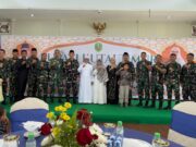 Silaturahmi Idulfitri, Danbrigif Mangkaliat dan Bupati Kutim Mengobrol Stabilitas