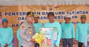 Bantuan Polda Kaltim Perkuat Petani Eks Tambang di Kutim