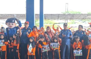 Edukasi Mitigasi Kebakaran Sejak Dini dari Damkarmat Kutim