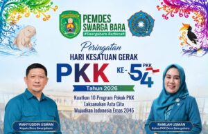 Usung Kampung Mandiri Batik, PKK Swarga Bara Juara I Gelari Pelangi Kaltim