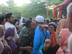 Pelukan Hangat Keluarga Sambut Jemaah Haji Kutim