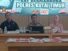Polres Kutim Ungkap 27 Kasus Narkoba dan 35 Tersangka dalam Ops Antik 2026